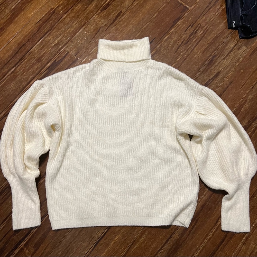 White turtleneck
